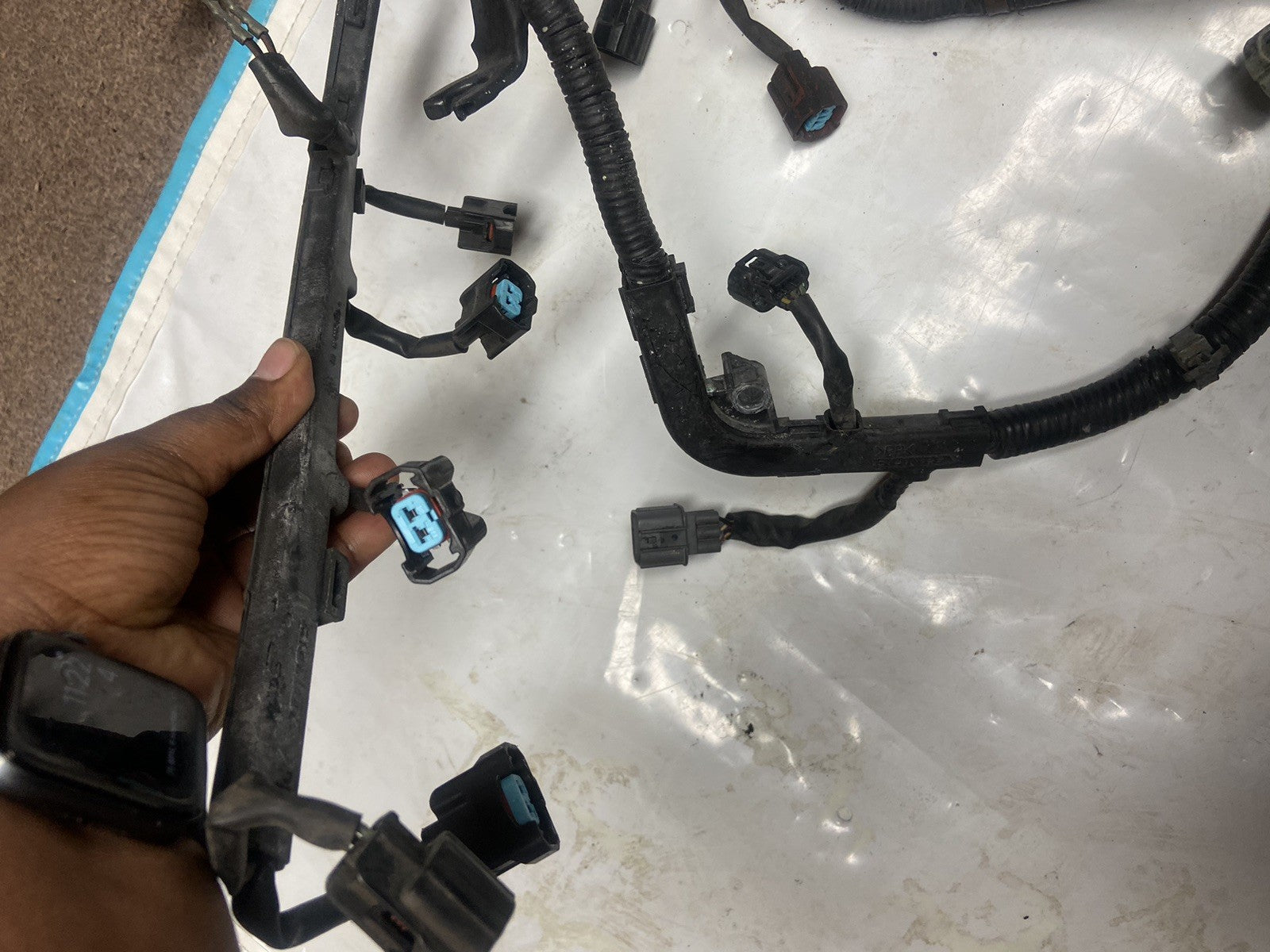 2004 ACCORD ENGINE MOTOR ELECTRICAL WIRE WIRING HARNESS 2.4L