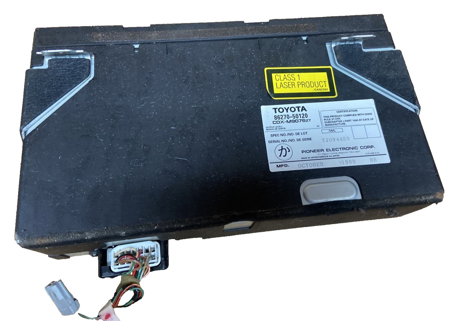 2000 Lexus LS 400 Audio Player 6 Disc CD Changer 86270-50120