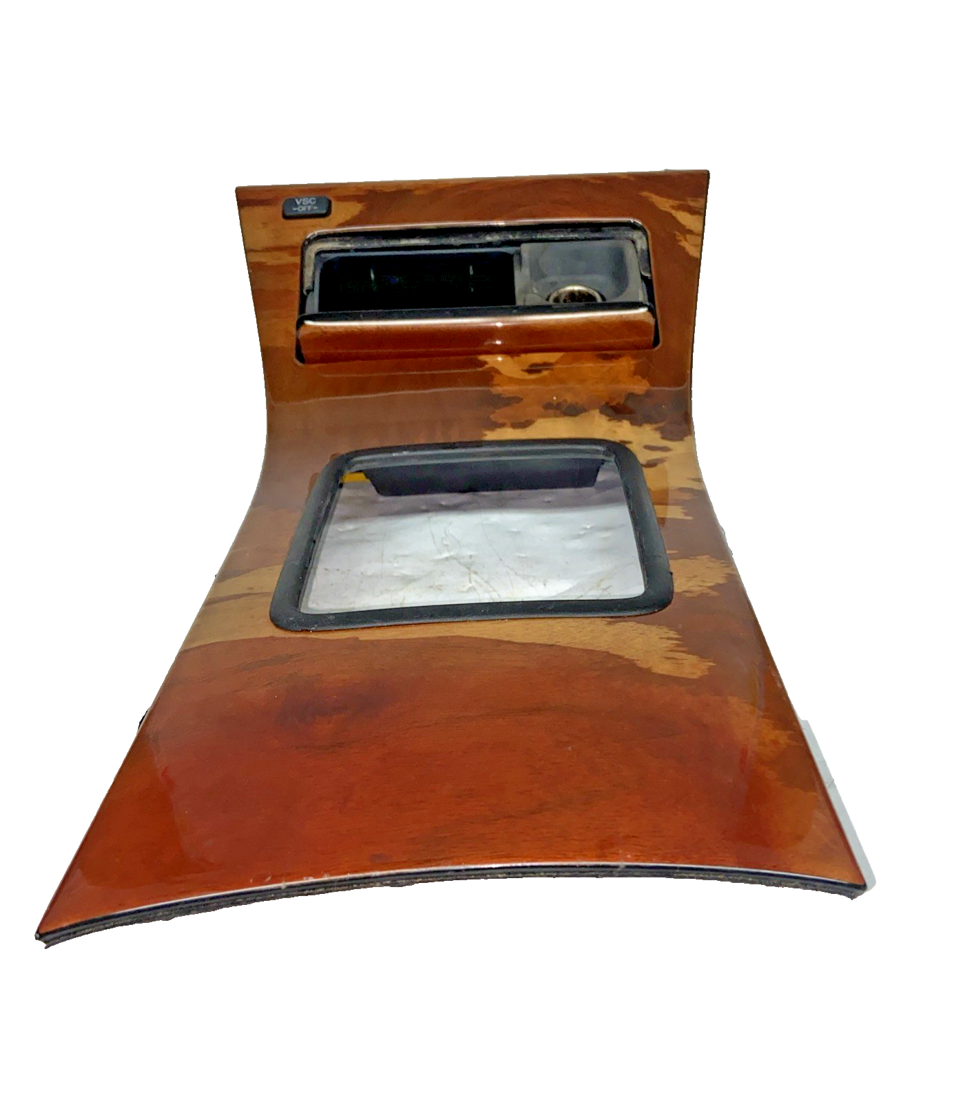 98-00 LEXUS LS 400 FRONT CENTER CONSOLE GEAR SHIFTER TRIM COVER BEZEL WOOD OEM