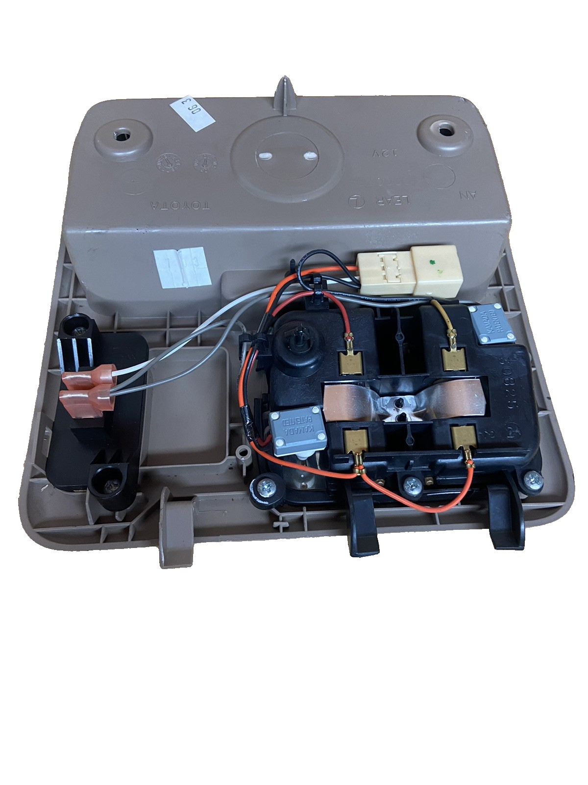 Consola de techo con luces de mapa/domo y compartimento para gafas de sol para Toyota Tundra 2003