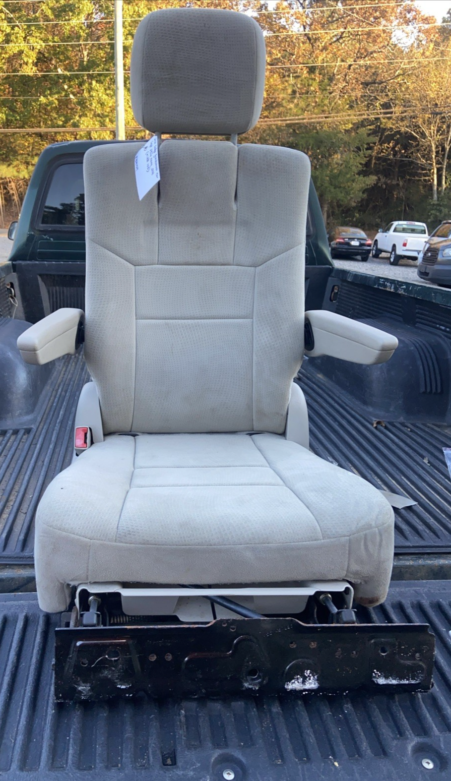 2012 DODGE CARAVAN Left Rear Driver Side 2nd Row Interior Cloth Seat Stow N Go