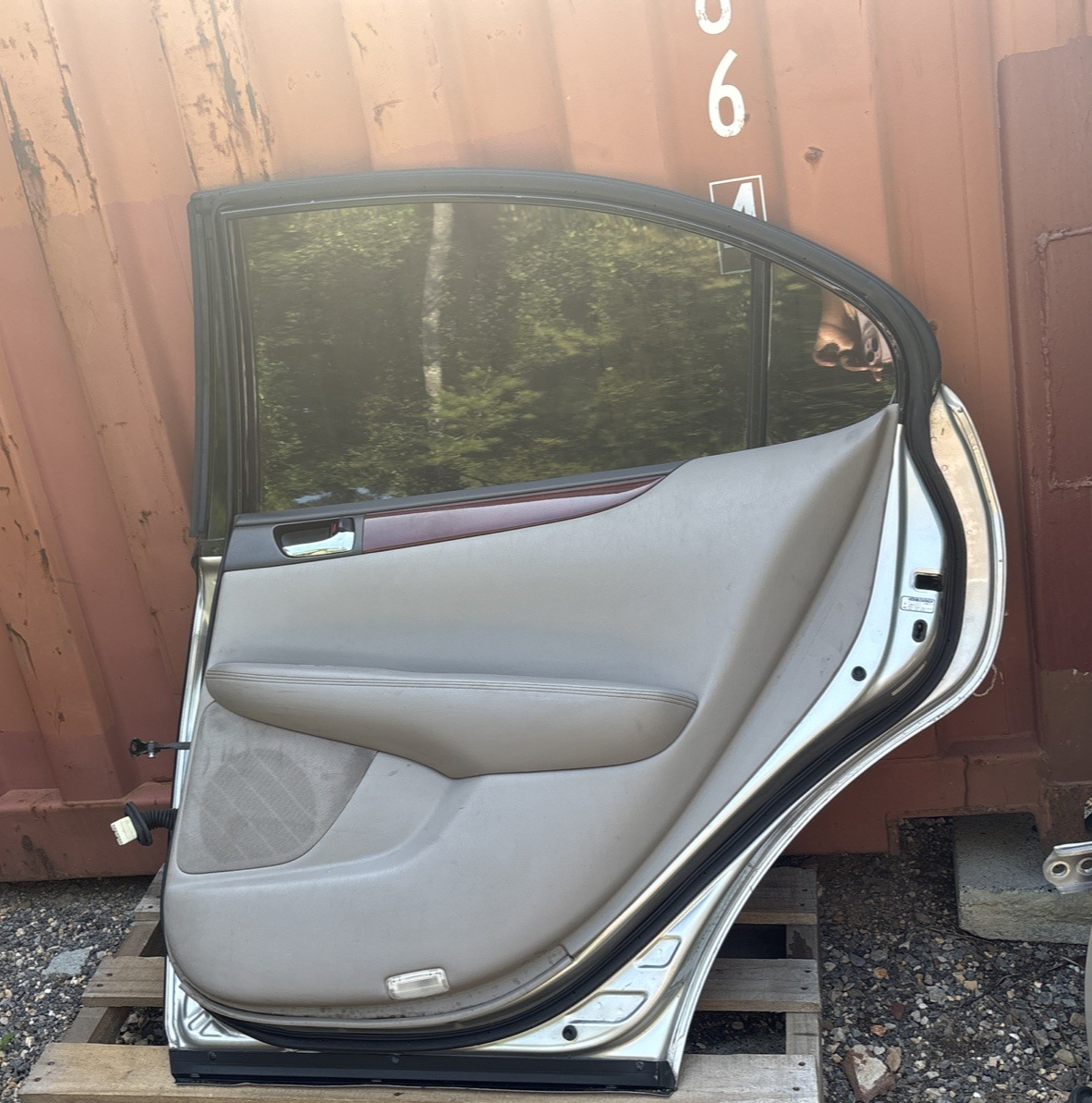 2002-2003 Lexus ES300 ES330 Carcasa de puerta trasera derecha OEM Plateado