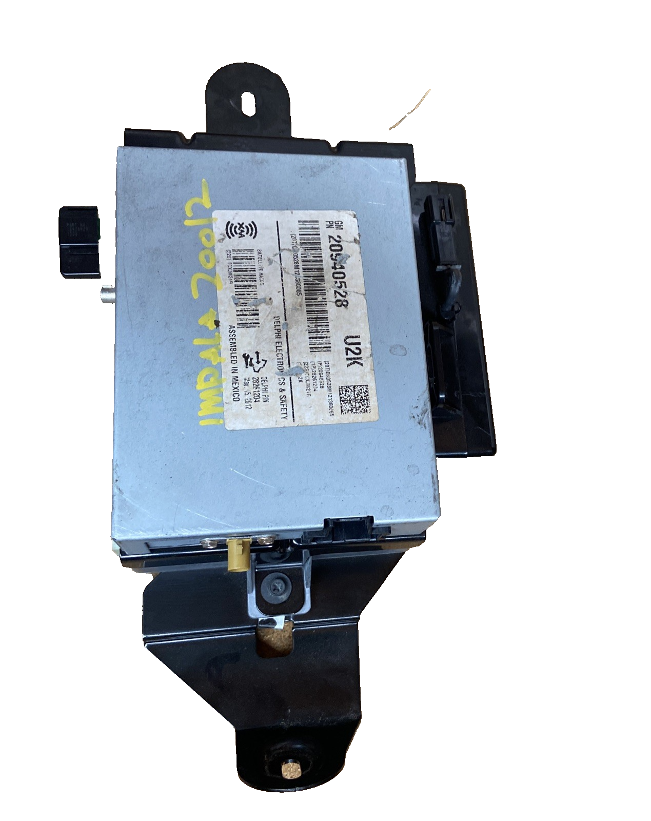 2012 Chevy Impala Radio Satellite Receiver Control Module 20940528
