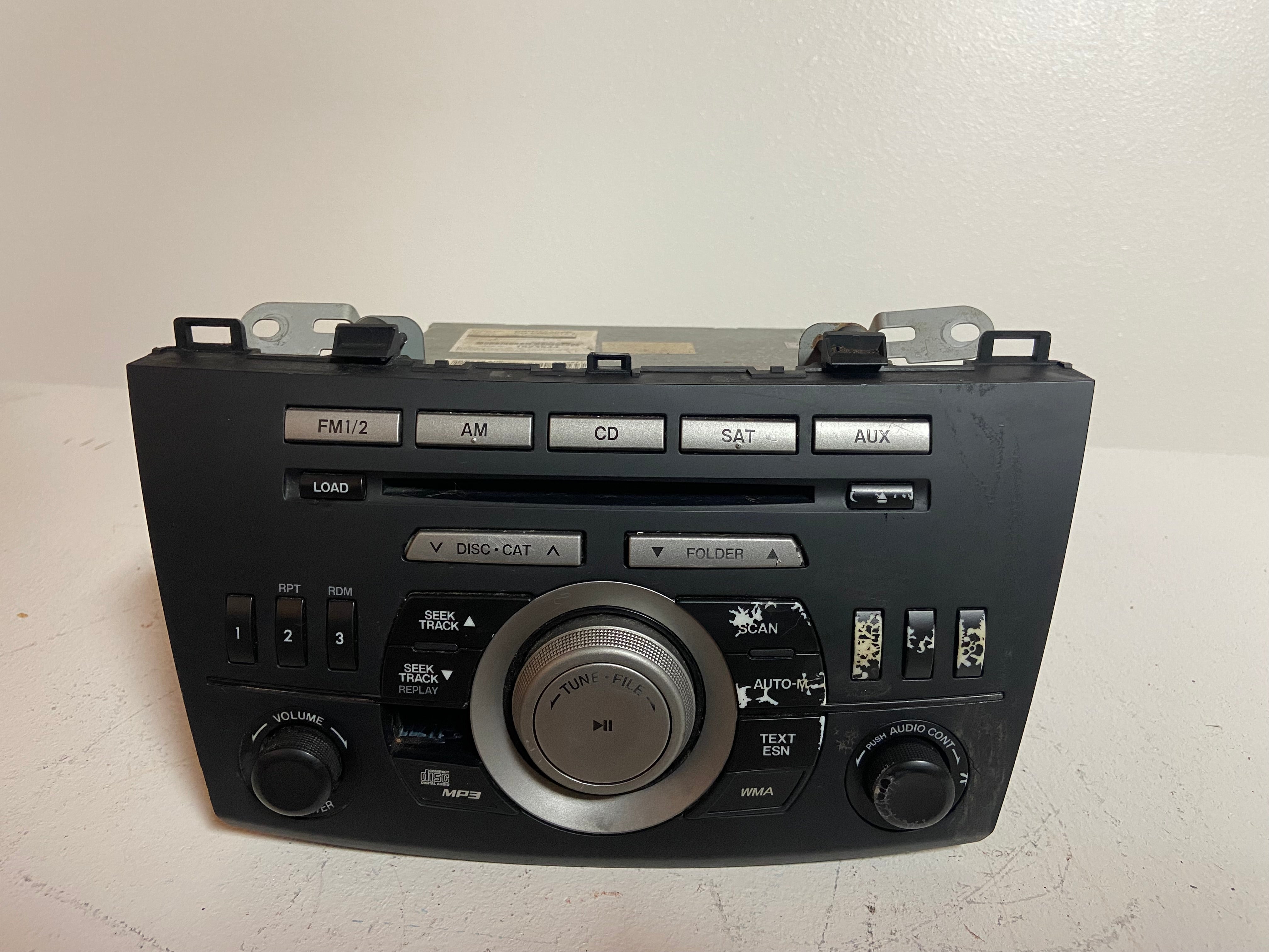 2011 Mazda Touring OEM radio and CD player
